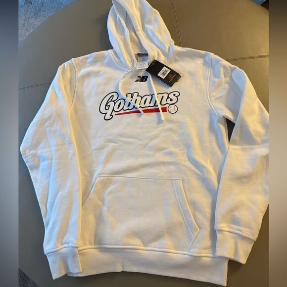 NWT New Balance Mens Relaxed Hoodie Gothams Baseball Sweatshirt. Size Medium. - Picture 1 of 7